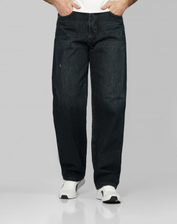 خرید و قیمت شلوار جین بگ (Caro Rigit) زاپ دار مردانه سرمه ای 24424865