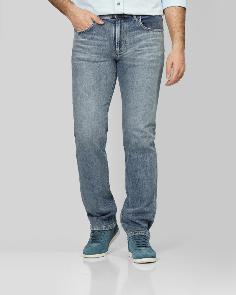 خرید و قیمت شلوار جین رگولار (Regular) ساده مردانه آبی 24412265