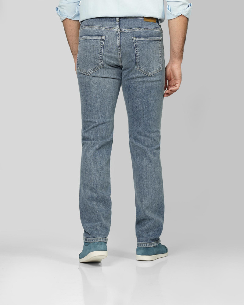 خرید و قیمت شلوار جین رگولار (Regular) ساده مردانه آبی 24412265