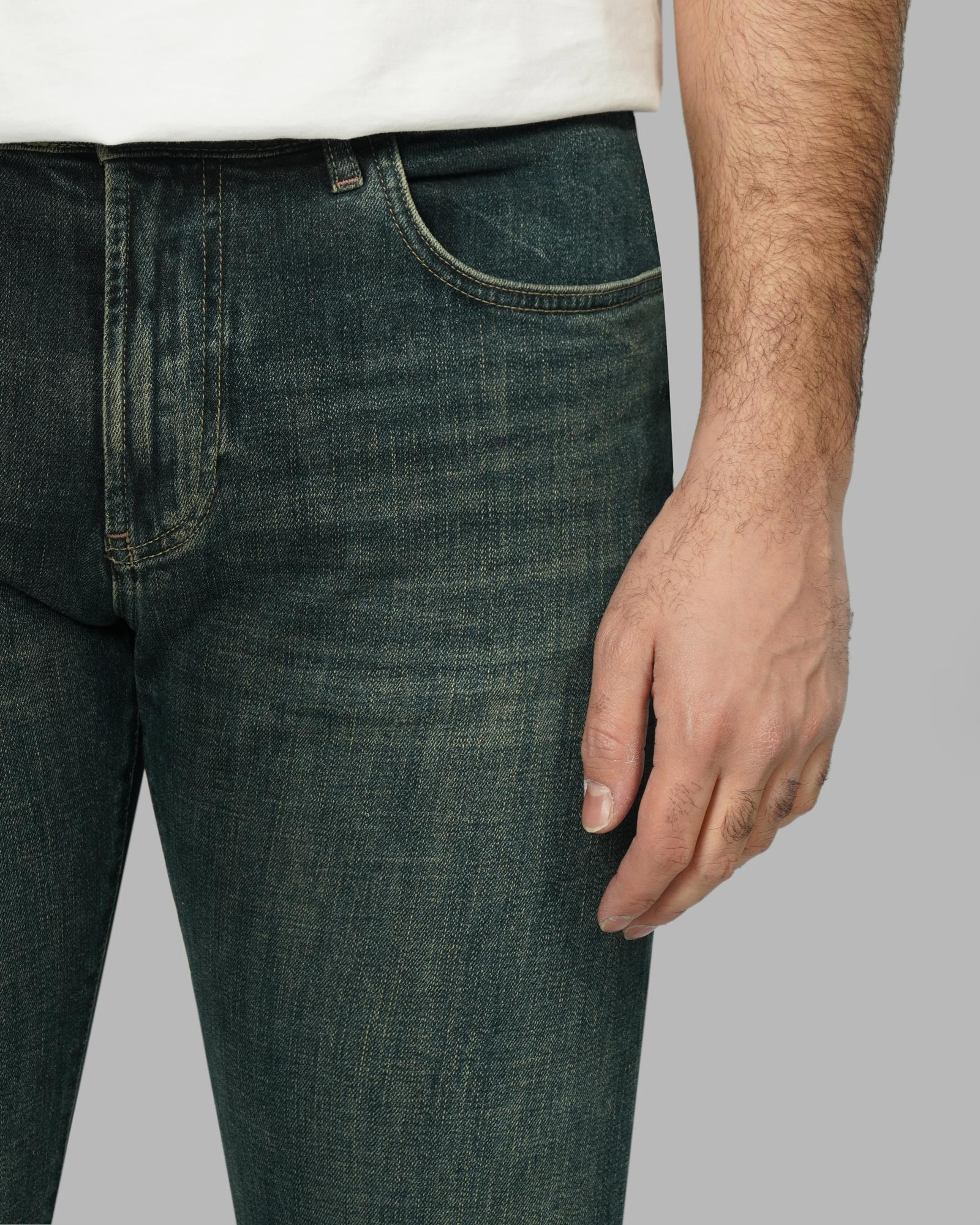 خرید و قیمت شلوار جین رگولار (Regular) ساده مردانه آبی تیره 24412275