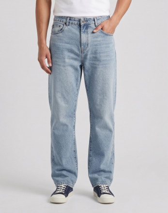 شلوار جین استریت فیت (Straight fit) ساده مردانه آبی 25424875