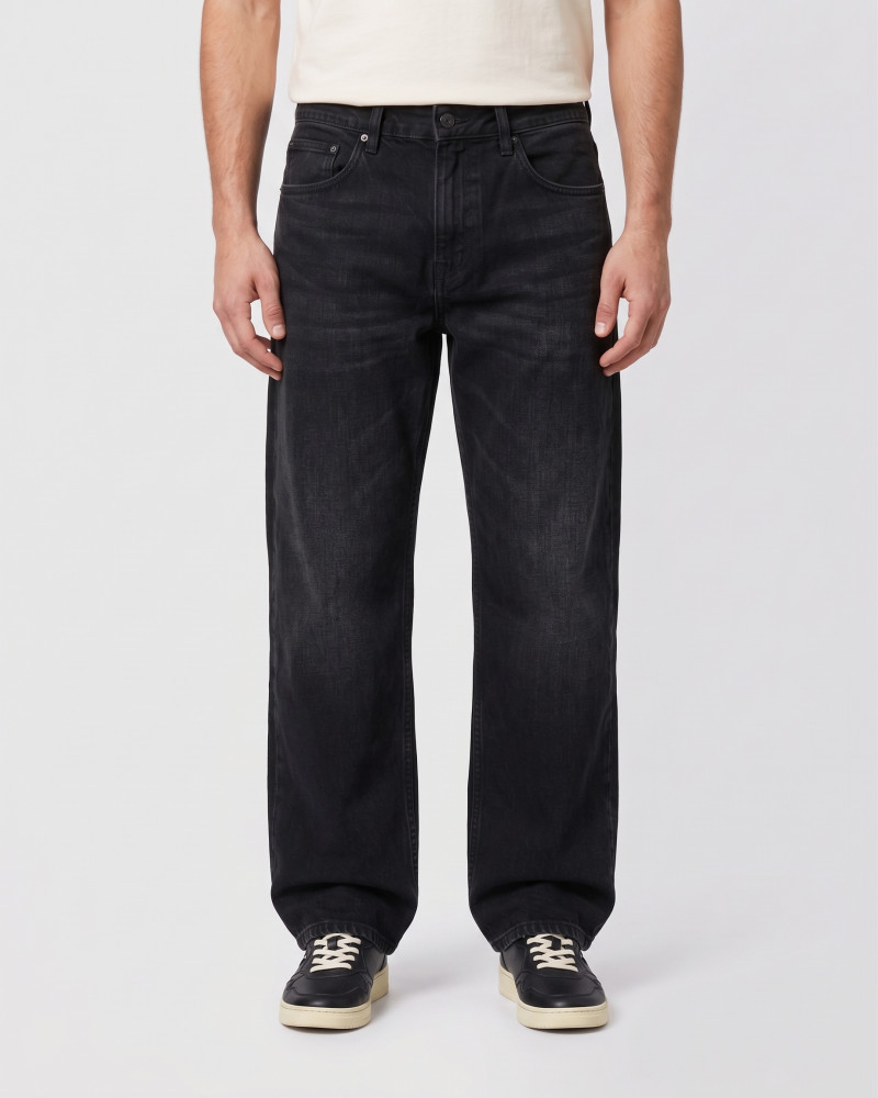 شلوار جین استریت فیت (Straight fit) ساده مردانه مشکی 25424898