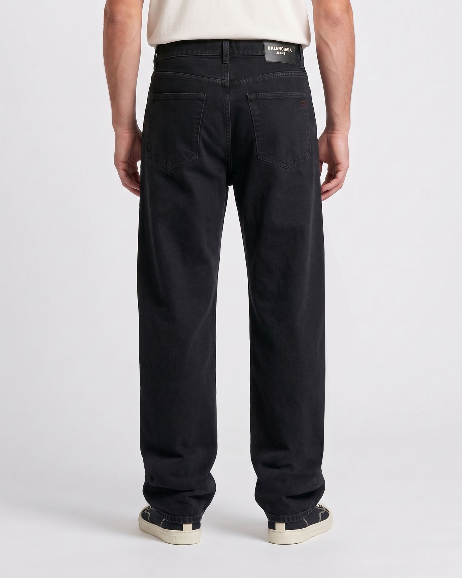 شلوار جین استریت فیت (Straight fit) ساده مردانه مشکی 25424898