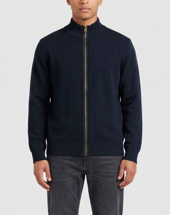 سویشرت بافت مردانه سرمه ای 25476133