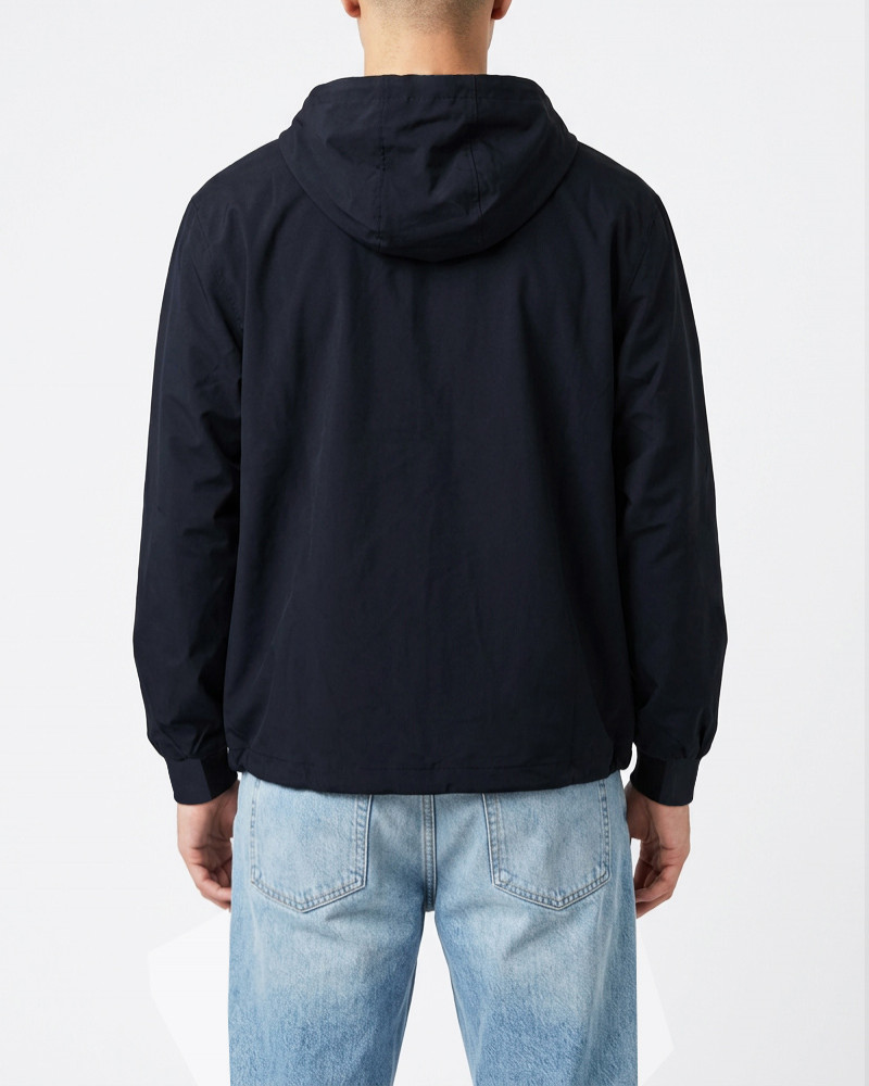 سویشرت شمعی کلاه دار مردانه سرمه ای 25449189